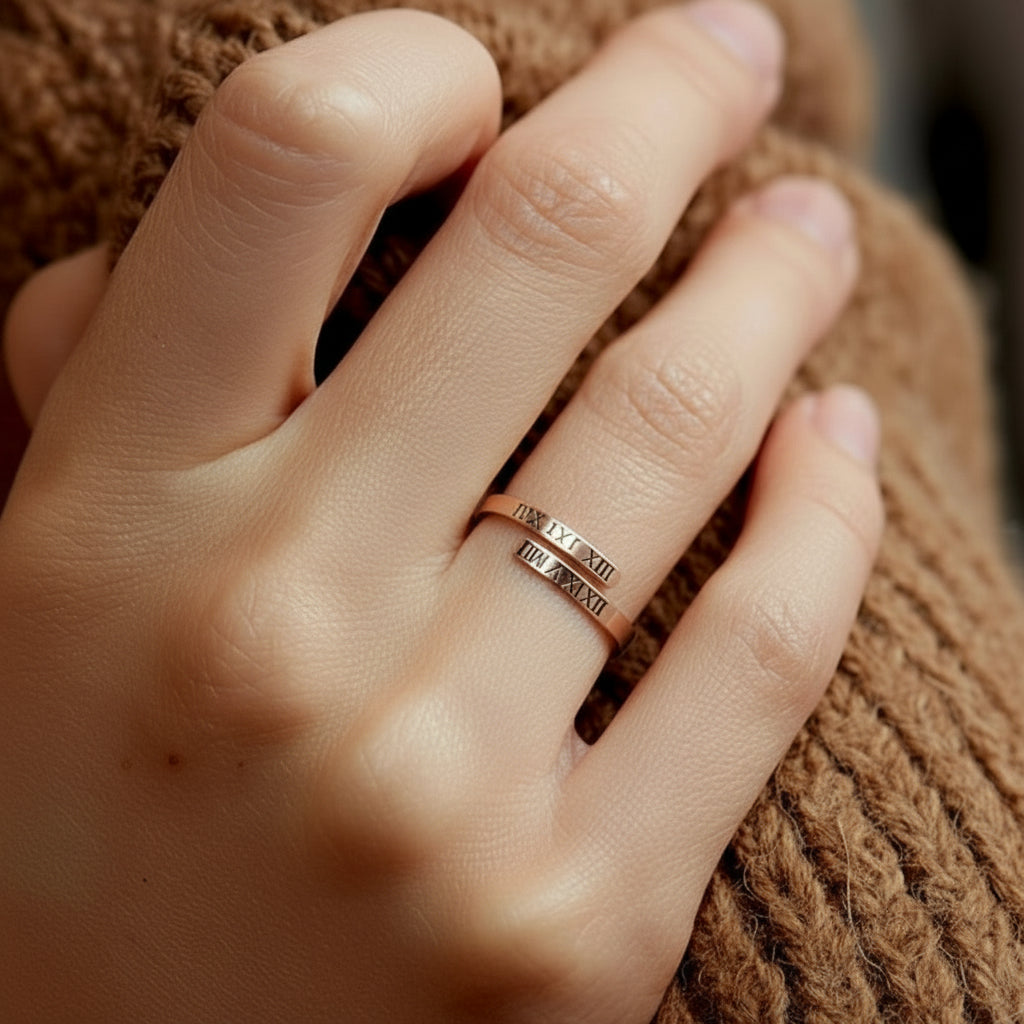 Bague personnalisé prénoms / Rhéa