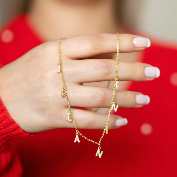 Collier personnalisé lettres / Léria