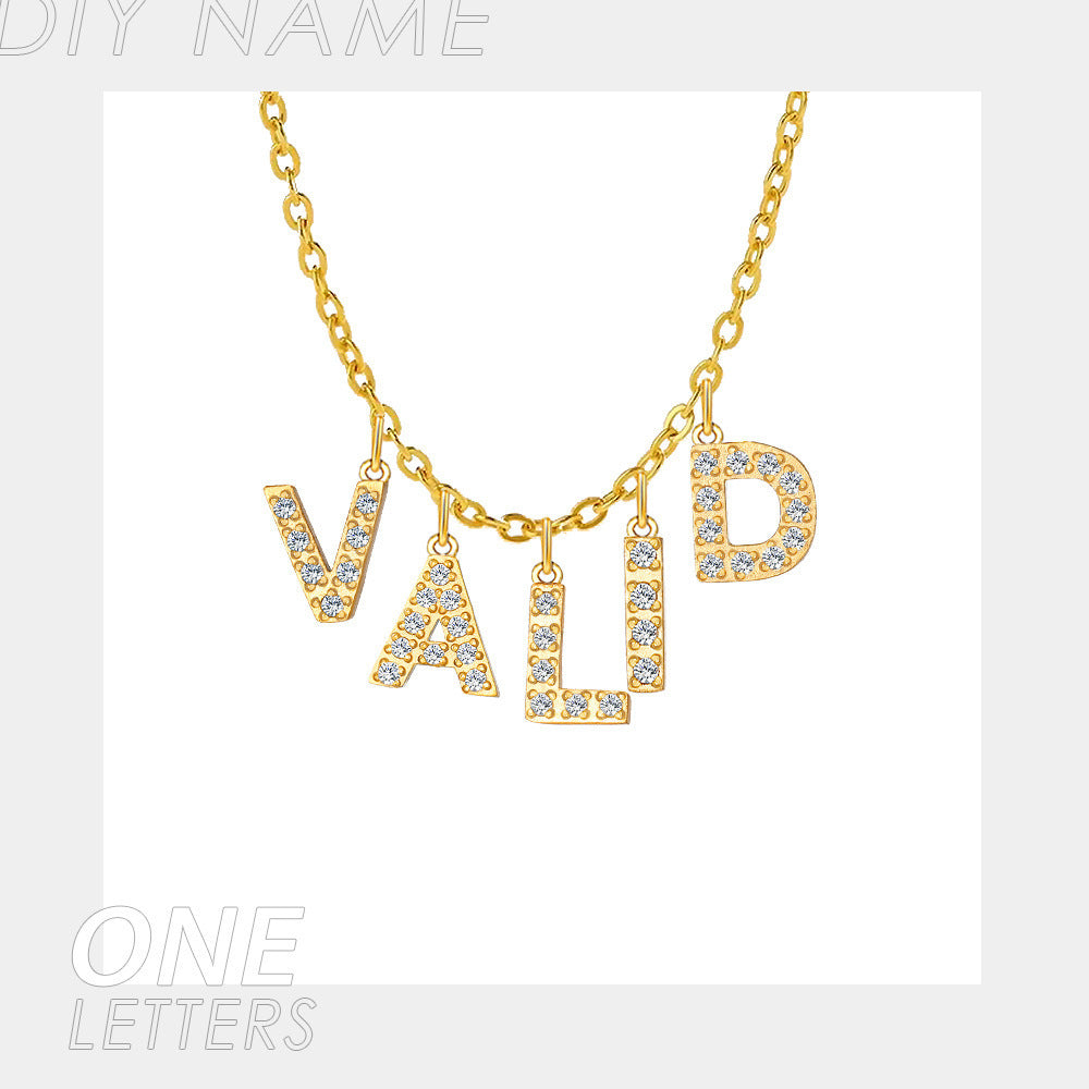 Collier personnalisé lettres / Léria