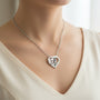 Collier personnalisé prénom cœur + pierres / Lovgem