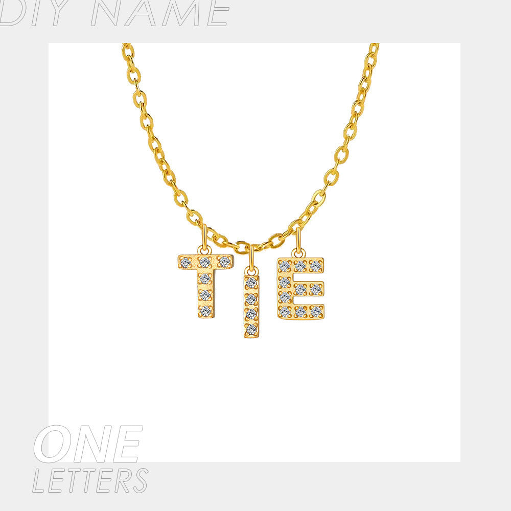 Collier personnalisé lettres / Léria