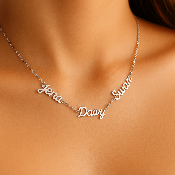 Collier personnalisé 1 à 6 prénoms / Néméa