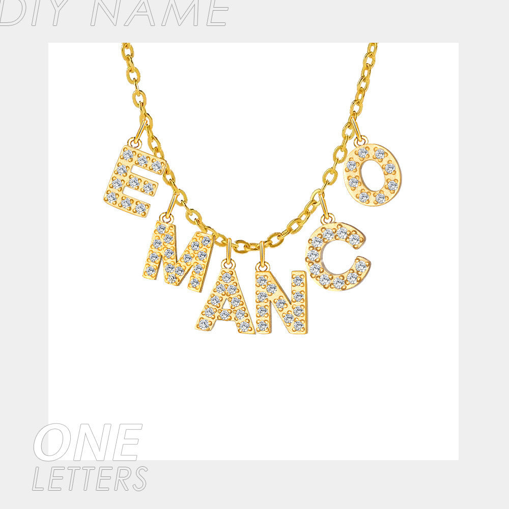 Collier personnalisé lettres / Léria