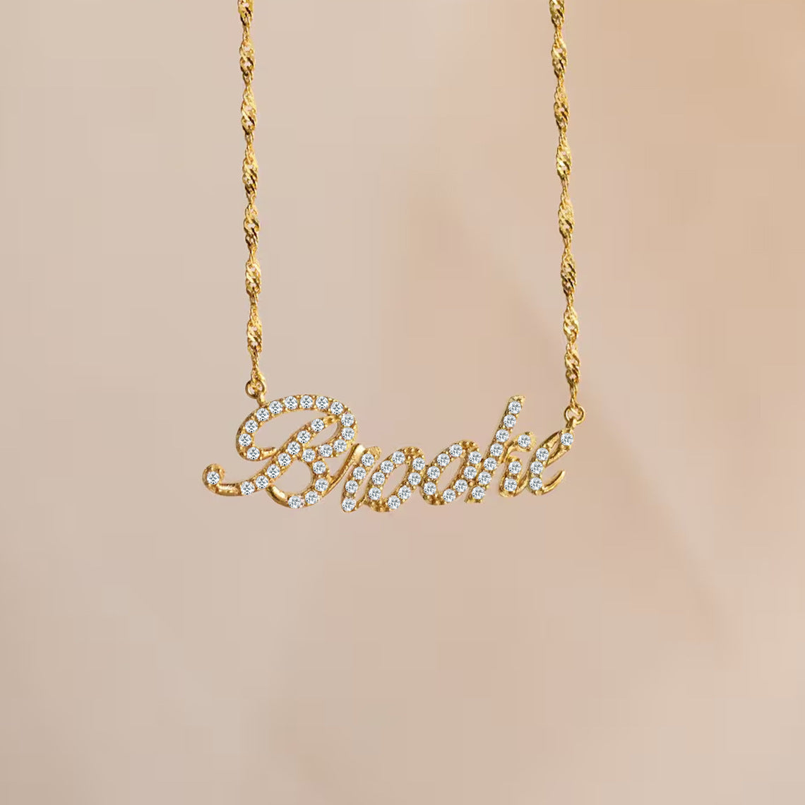 Collier personnalisé prénom / couleur du mois / Loréa