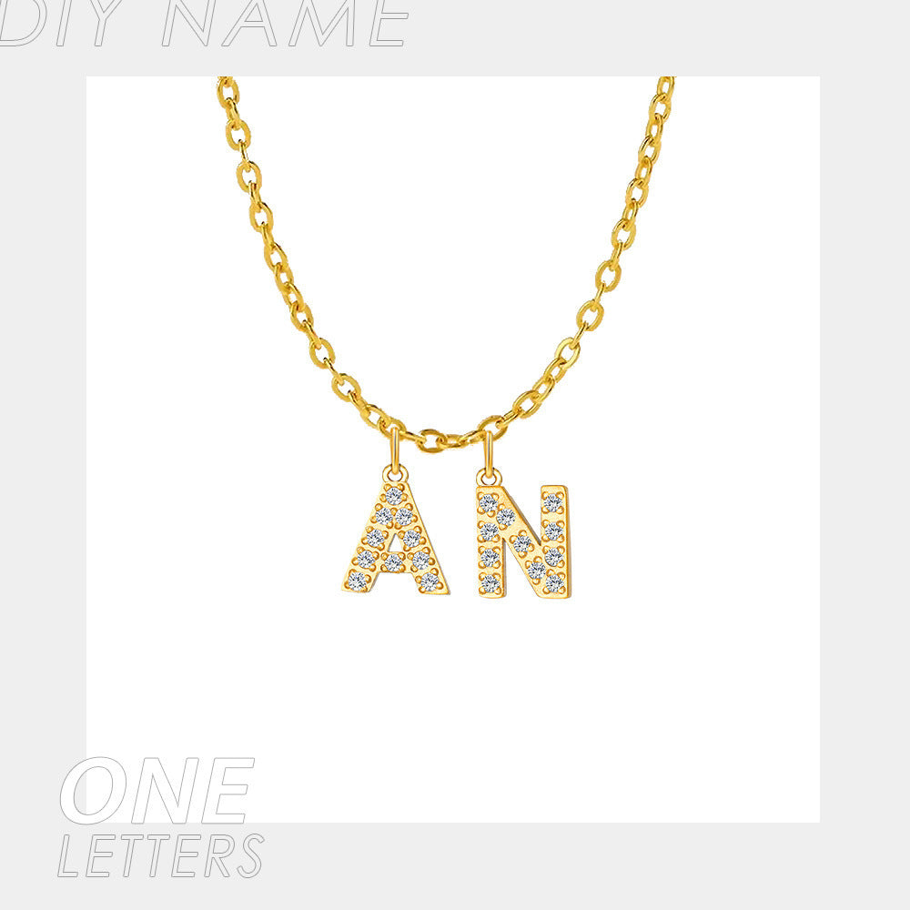 Collier personnalisé lettres / Léria