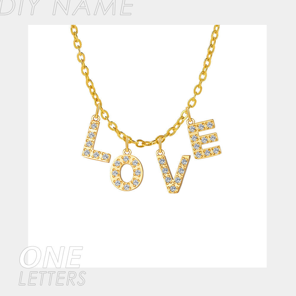 Collier personnalisé lettres / Léria