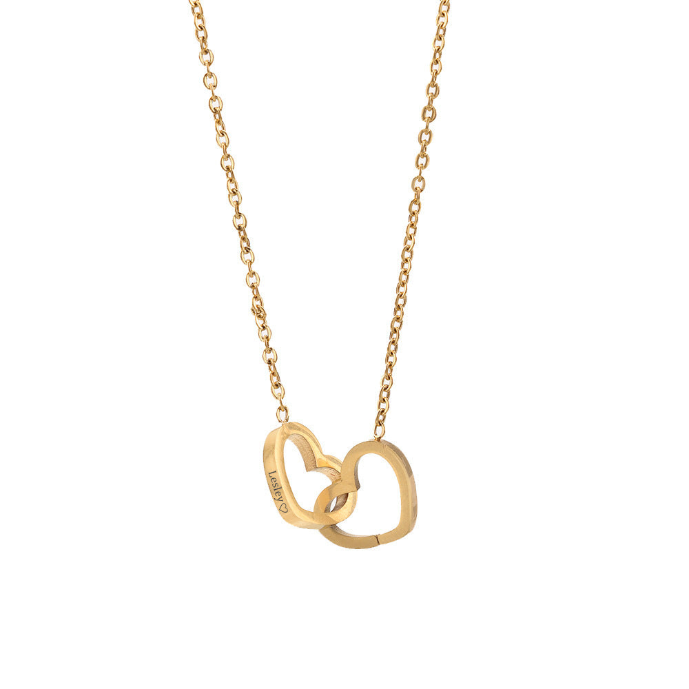 Coffret Ourson avec Collier Gravé & Rose Éternelle